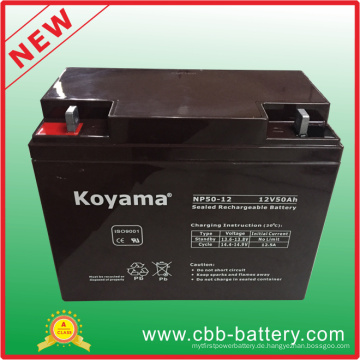 Zuverlässige Qualität UPS Batterie 12 V 50ah Yuaasa Np50-12 AGM Batterie 12 V 50ah Power Wheels Batterie